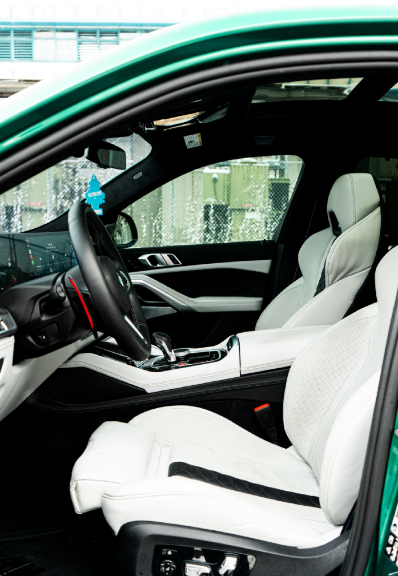 Driver cockpit of the 2025 BMW X6 M Competition