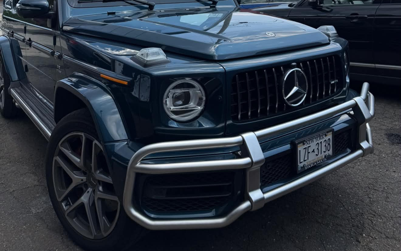 Mercedes-AMG G63 · Dark Blue rental in NYC